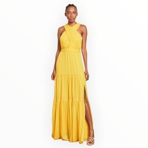 ✨🌟Veronica Beard Florencia Silk Maxi Dress🔥🌟✨Color: Canary Yellow